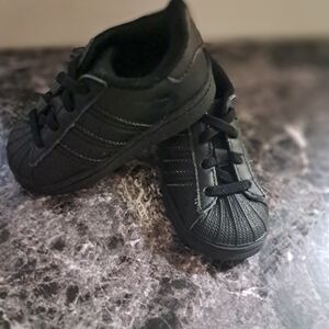 adidas Kids Black Sneakers